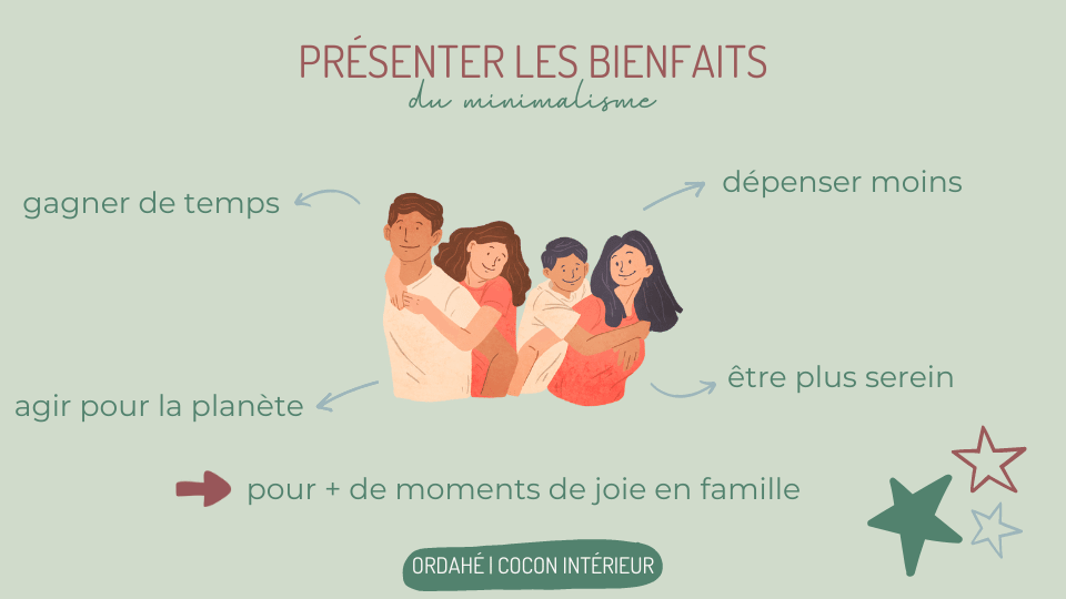 bienfaits du minimalisme pour sa vie familiale