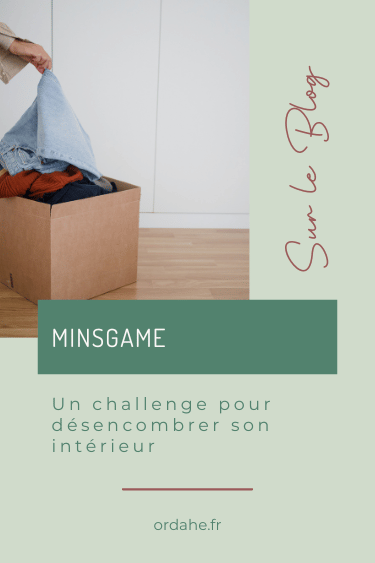 challenge minsgame désencombrement