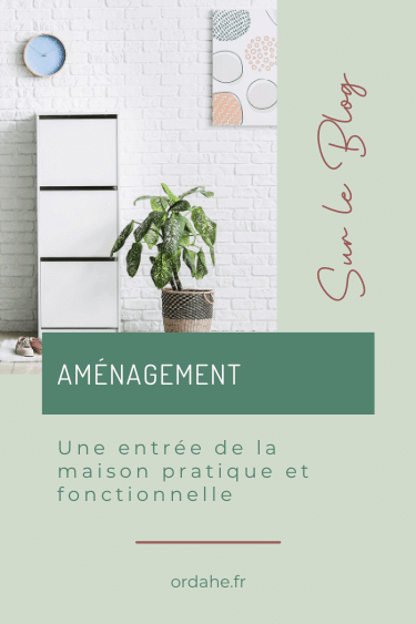 mes astuces de rangement pour l'entrée de la maison