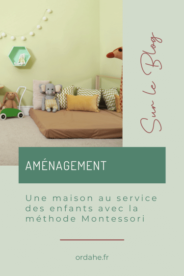 aménagement maison au service des enfants méthode Montessori