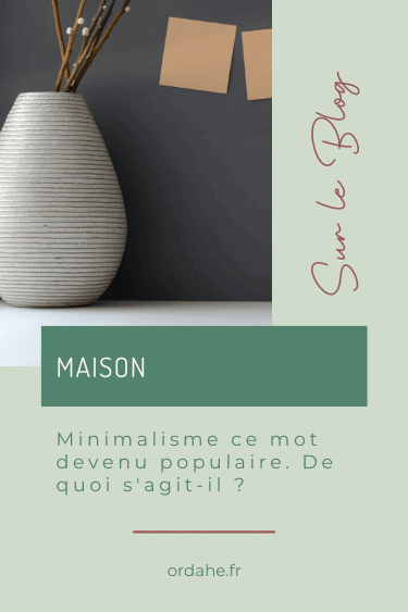 L'art de vivre du minimalisme